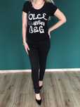Dolce and gabbana, bluzka, czarna bluzka, t-shirt, dolce and gabbana s