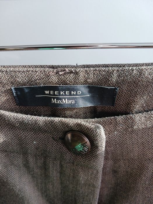 Spodnie premium Max mara weekend wełna chinosy bryczesy rozmiar 38 M