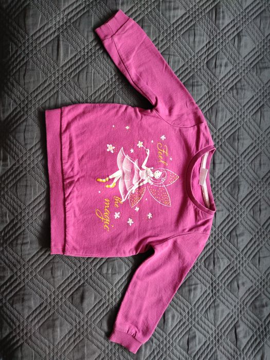 Bluzy z długim rękawem bluza zestaw ubrań paka ubrań rozm. 86