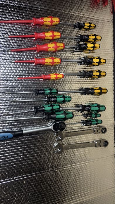 Wera викрутки, Hazet трищітка, Garant трещітковий ключ