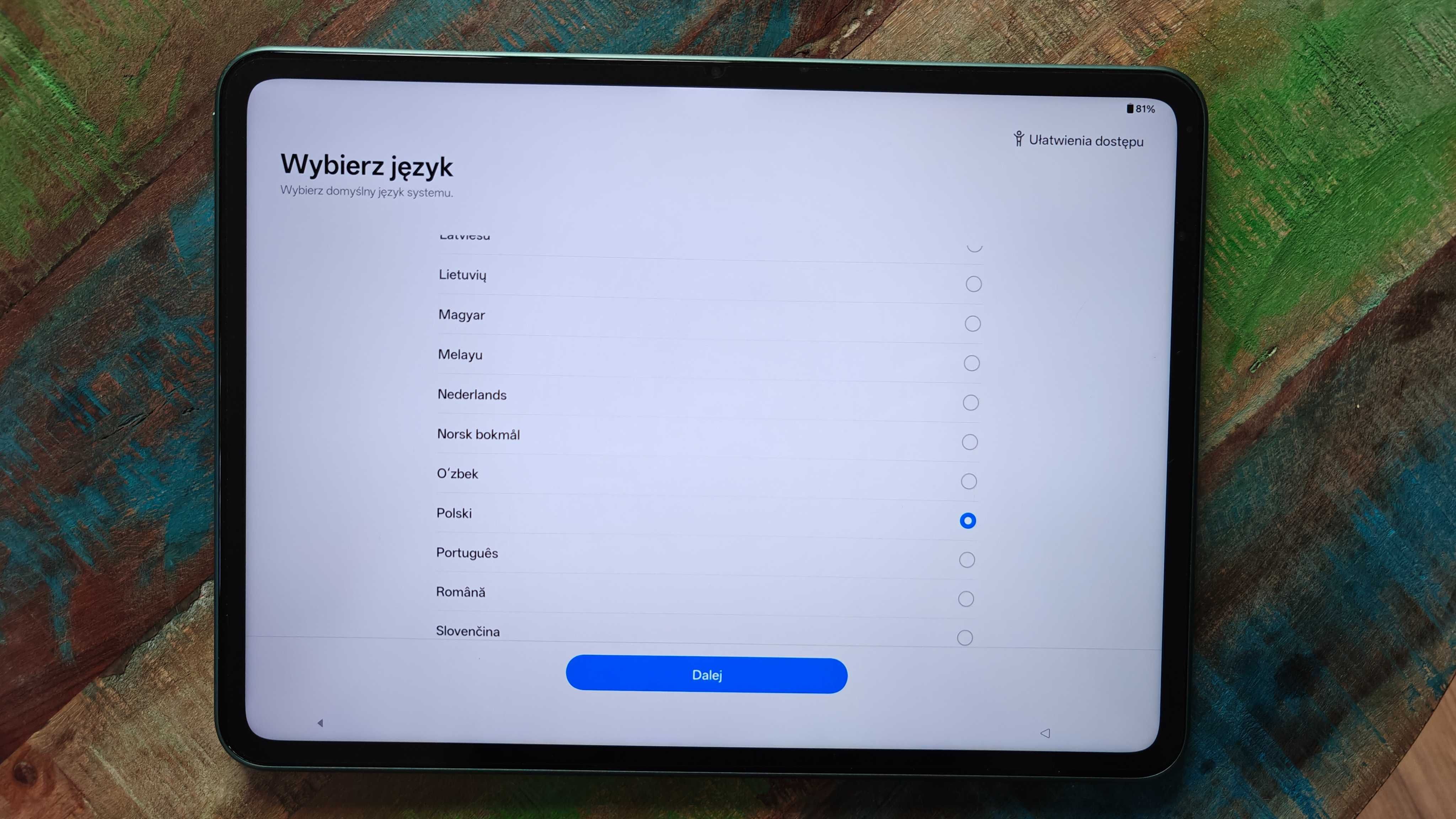 Tablet OnePlus Pad 8/128GB Halo Green