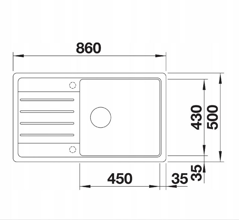 Zlewozmywak zlew granitowy Blanco Legra XL 6S Silgranit 523328
