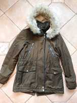 Kurtka zimowa damska ZARA rozmiar M  Trafaluc Outerwear khaki