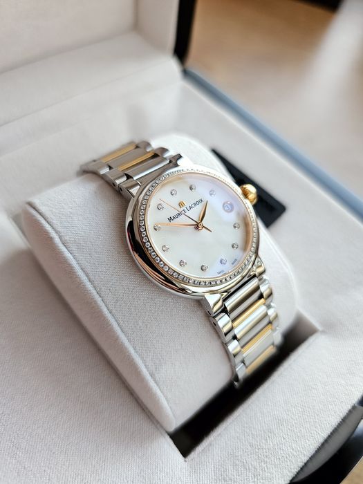 Maurice Lacroix Fiaba FA1004 z diamentami