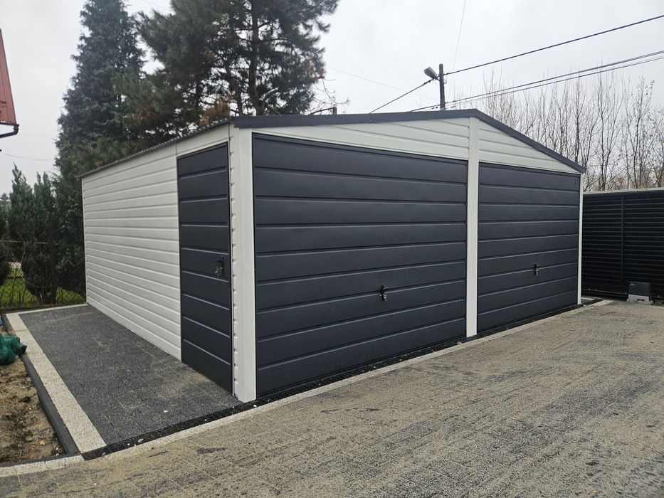 6x5.8 POD Garaze Blaszane Garaż Blaszany Blaszak Blaszaki Nowoczesne