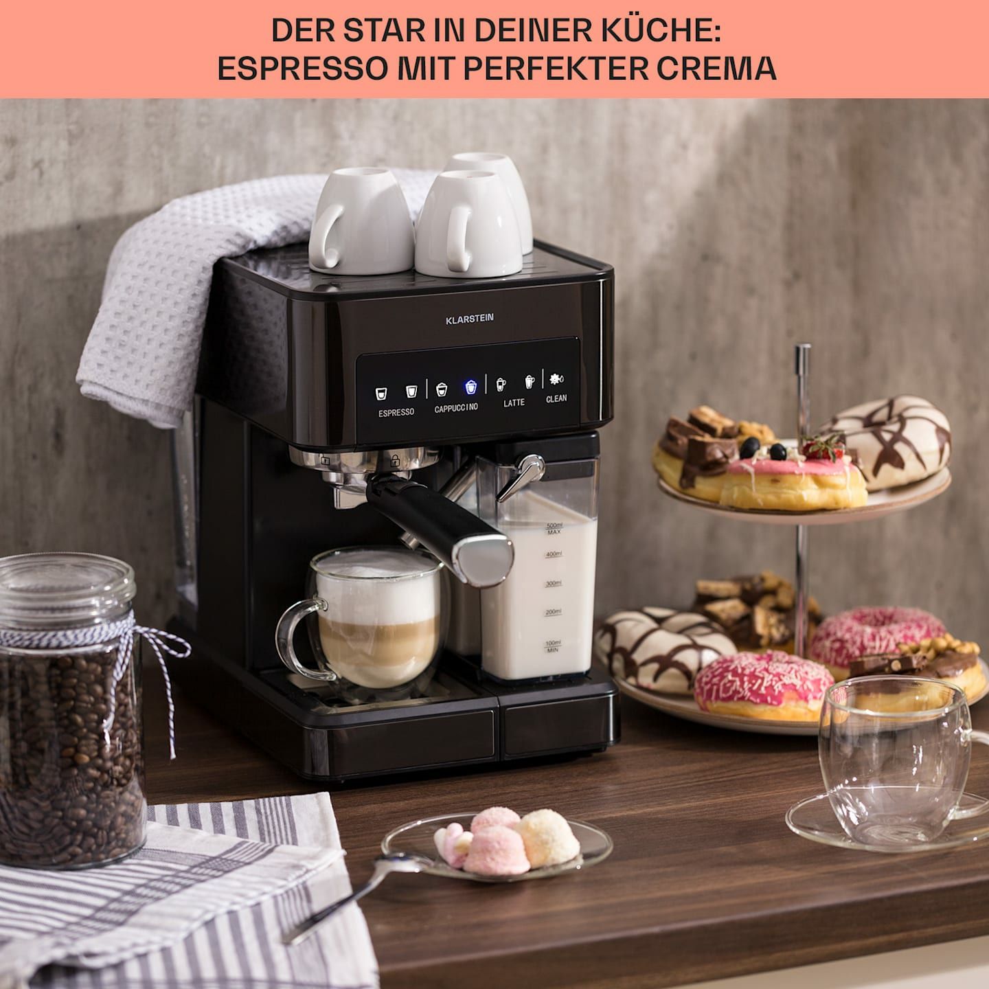 Кавоварка кофеварка Klarstein Arabica Comfort