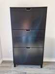 Sapateira Castanha IKEA STÄLL Preto-Castanho