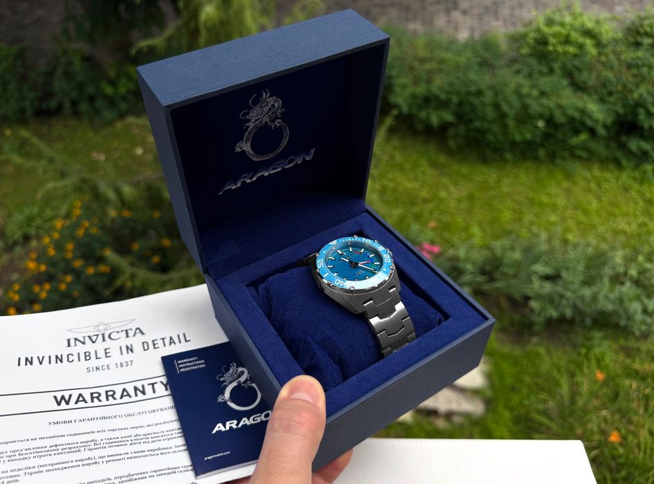 Годинник ARAGON Virtuoso BLU TITANIUM Ceramic Sapphire Automatic 44 mm