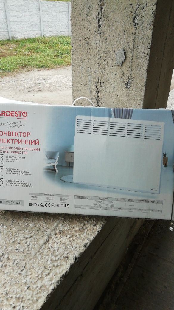 Продам обогреватель.,46*79. электроконвектор. 230v.. 2.0kw .50Hz.