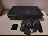 Konsola PS2 FAT + pad + karta pamięci + kable JAK NOWA