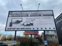 Tablica Reklamowa Billboard Baner Reklama z oświetleniem Gdynia