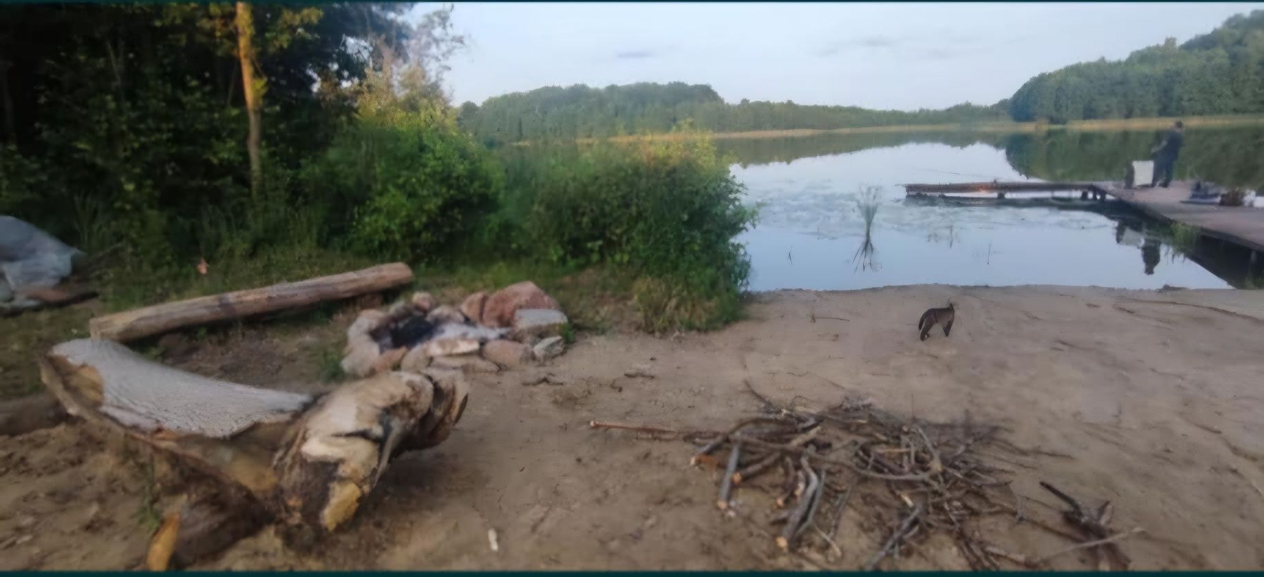 Domek letniskowy nad jeziorem