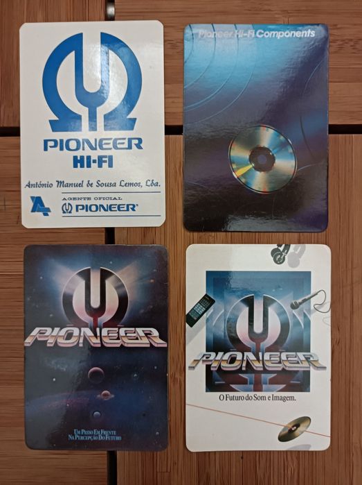 Lote de 4 Calendários * PIONEER * 1986/1987 * Excelente Estado