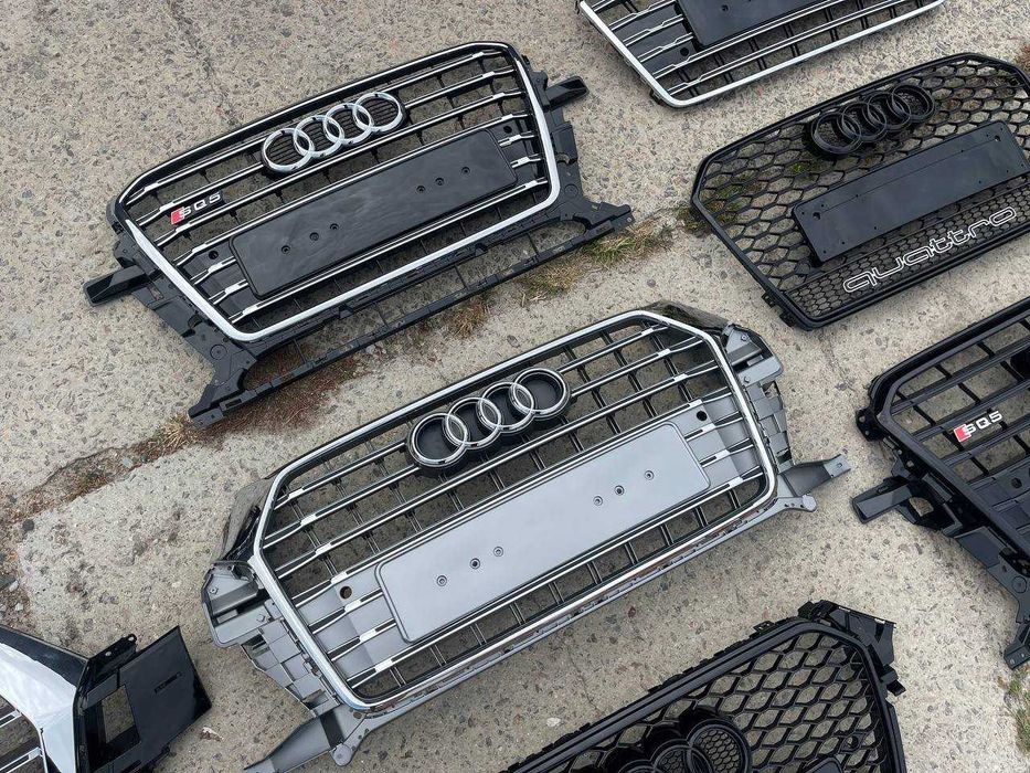 ОТПРАВИМ СЕГОДНЯ! Решетки ауди A1, A3, A4, A5, A6, A7, A8 решотки audi