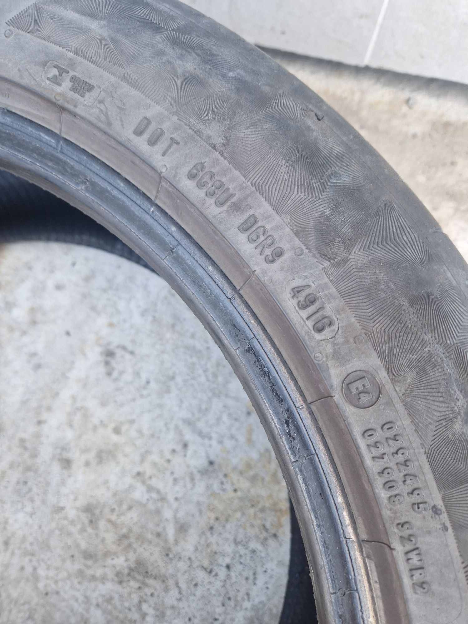 4x używane opony letnie 245/45R18 Continental PremiumContact6