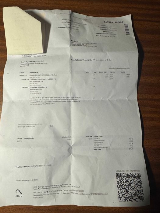 Telemovel Xiaomi 14 Pro 5G 256GB