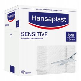 Hansaplast Sensitive Plastry 5 M X 8 Cm