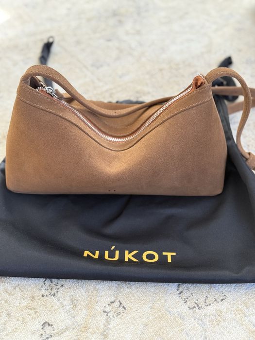 Нова замшева сумка сумка замш nukot anny bag toffee