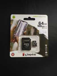 Cartão MicroSD Kingston Canvas Select Plus 64GB