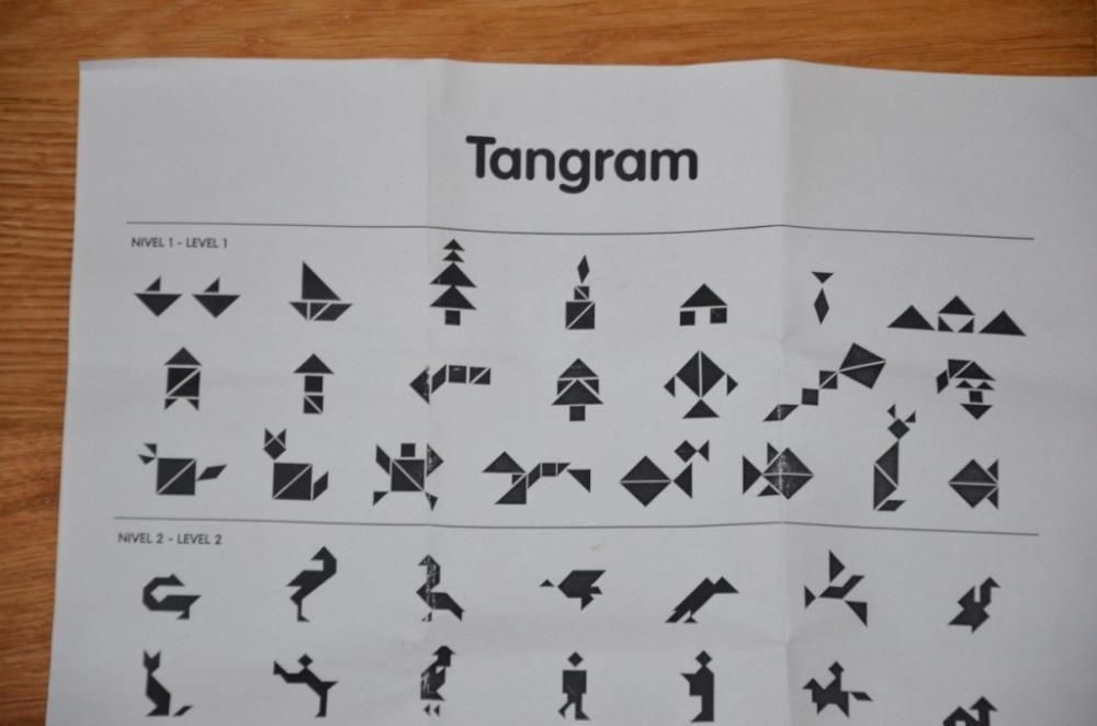 Tangram Fosforescente (brilha no escuro)-Puzzle Didáctico-87 figuras