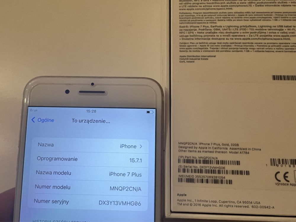 iPhone 7 Plus 32gb stan bdb