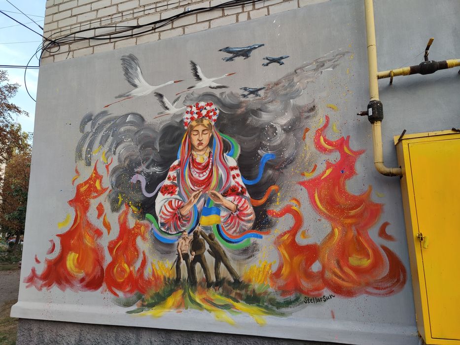 Розпис стін, вітрин, гаража, аерографія, художник, дизайн, мурал, арт