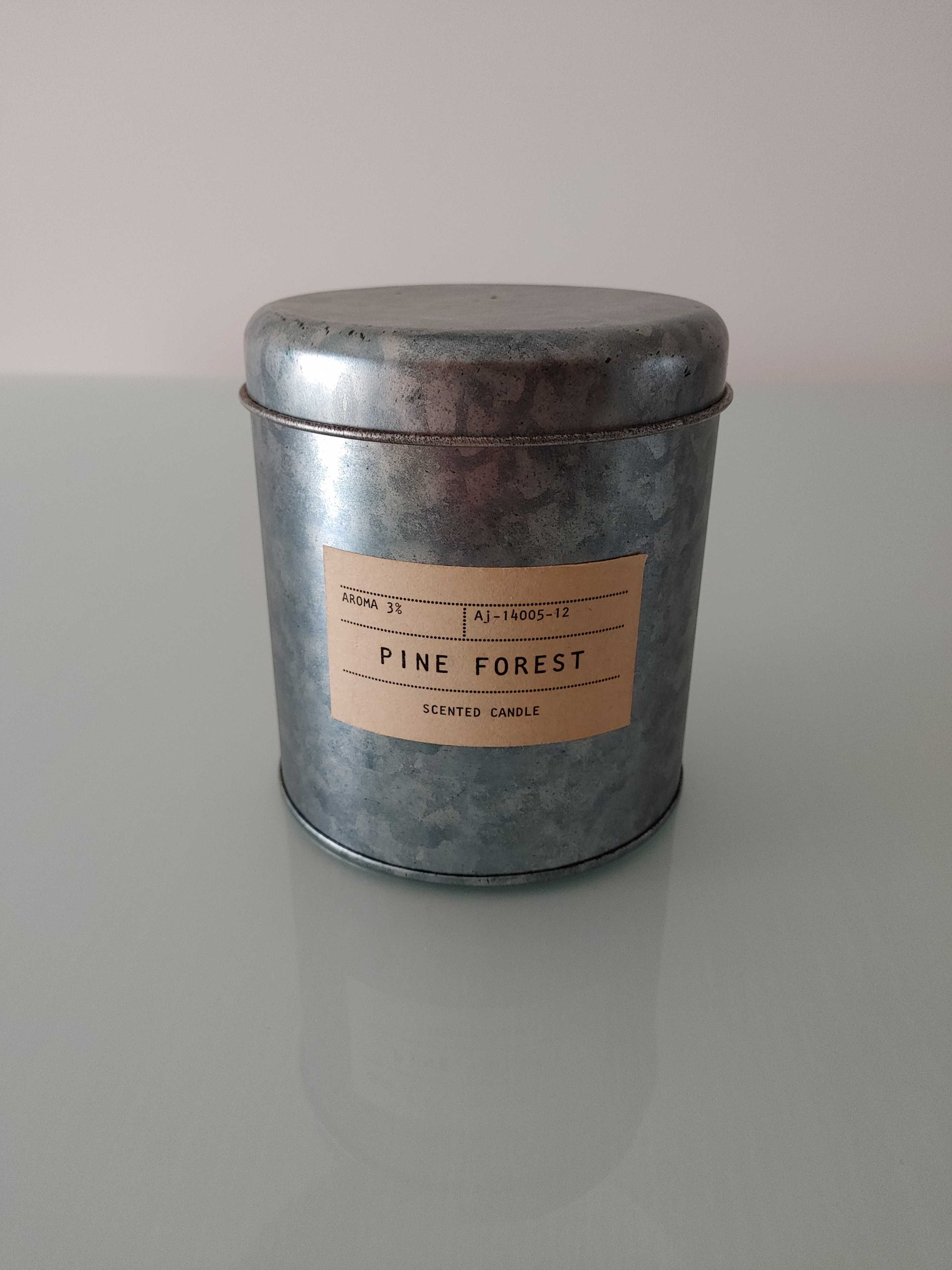 Vela recipiente metal H&M Home