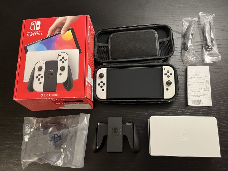 Konsola Nintendo Switch Oled (pełny komplet)