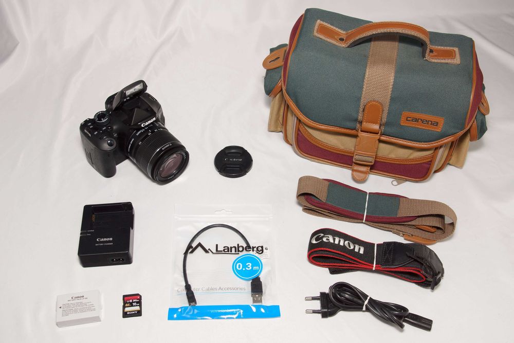 Aparat CANON EOS 600D 18Mpx + 18-55mm IS II 12.474 zdjęć Gwarancja FV