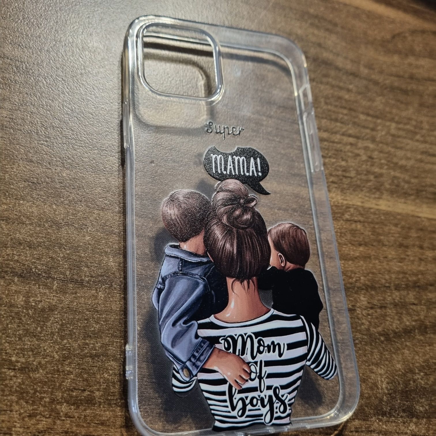 Case etui super mama of boys iphone 12