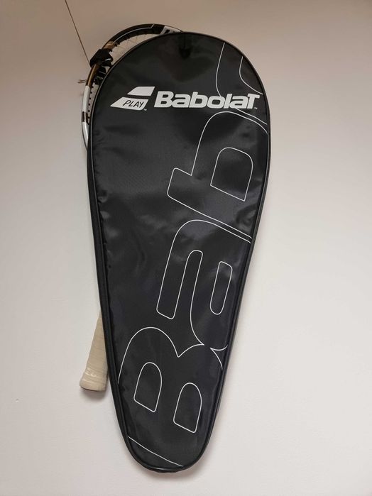 Rakieta Tenisowa firmy BABOLAT Evoke102 czarno-biała 660 cm +Pokrowiec
