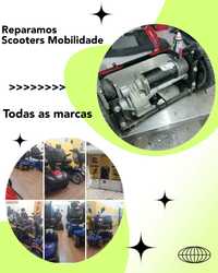 Reparamos Scooters de mobilidade e cadeiras de rodas elétricas