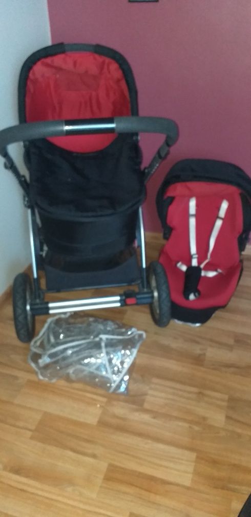 Wózek Maxi Cosi Mura 3w1 + baza Family Fix