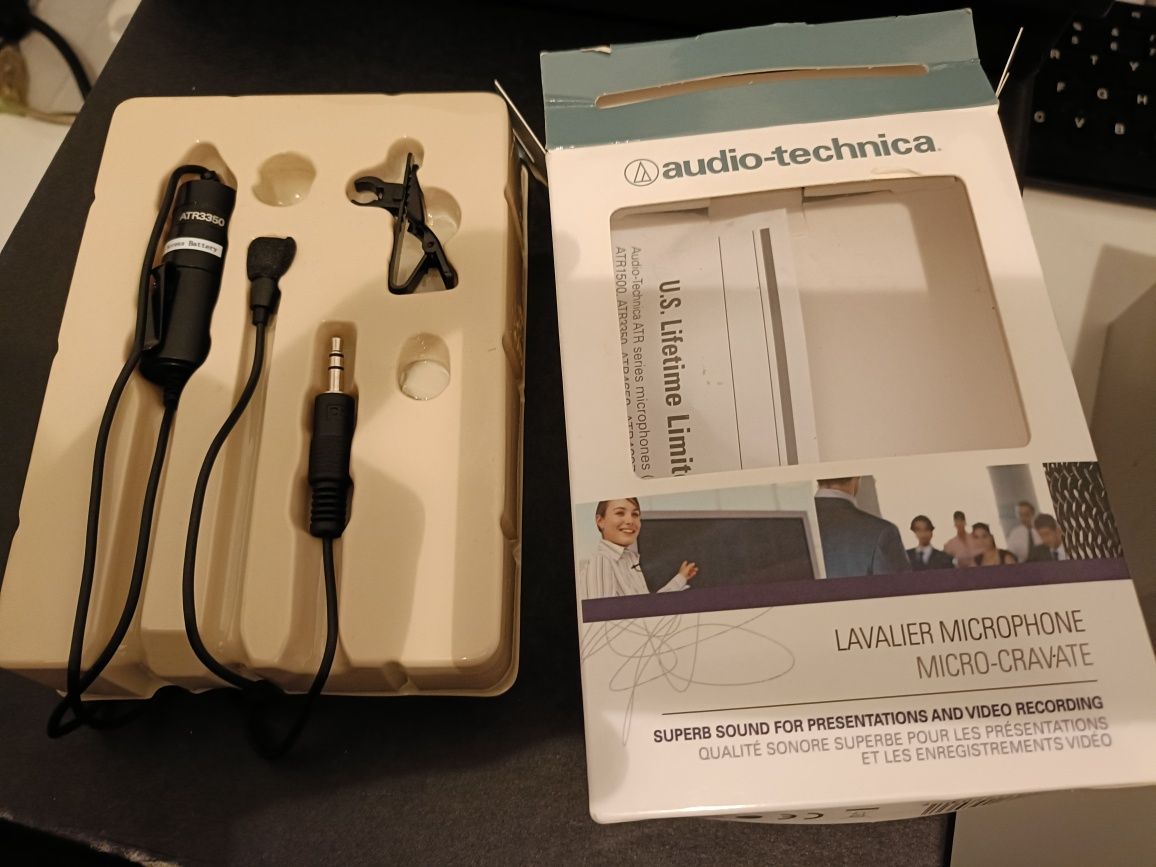 Micro lapela Audio-Technica