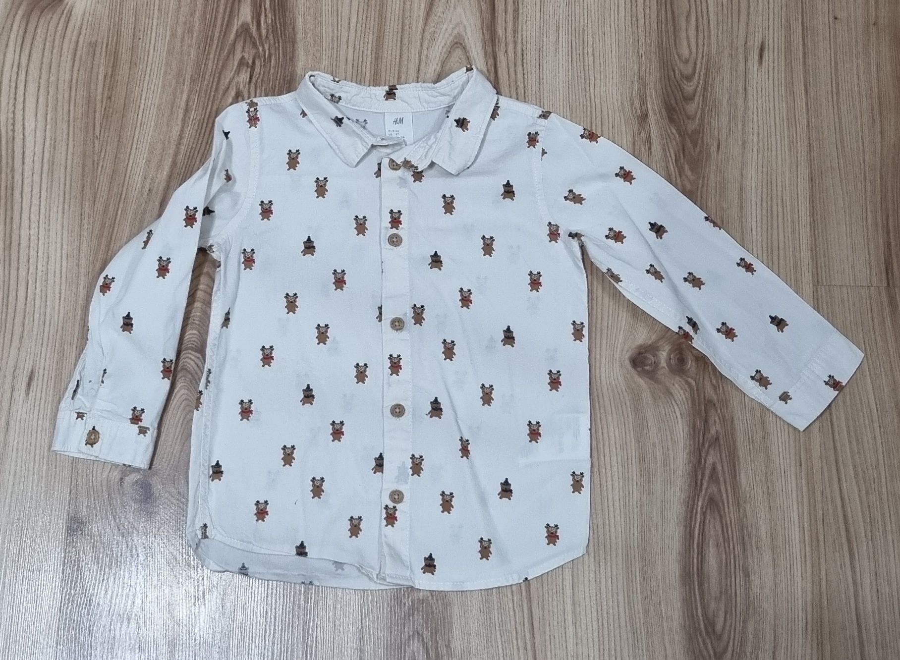 Koszula świąteczna dla chłopca roz.92 H&M