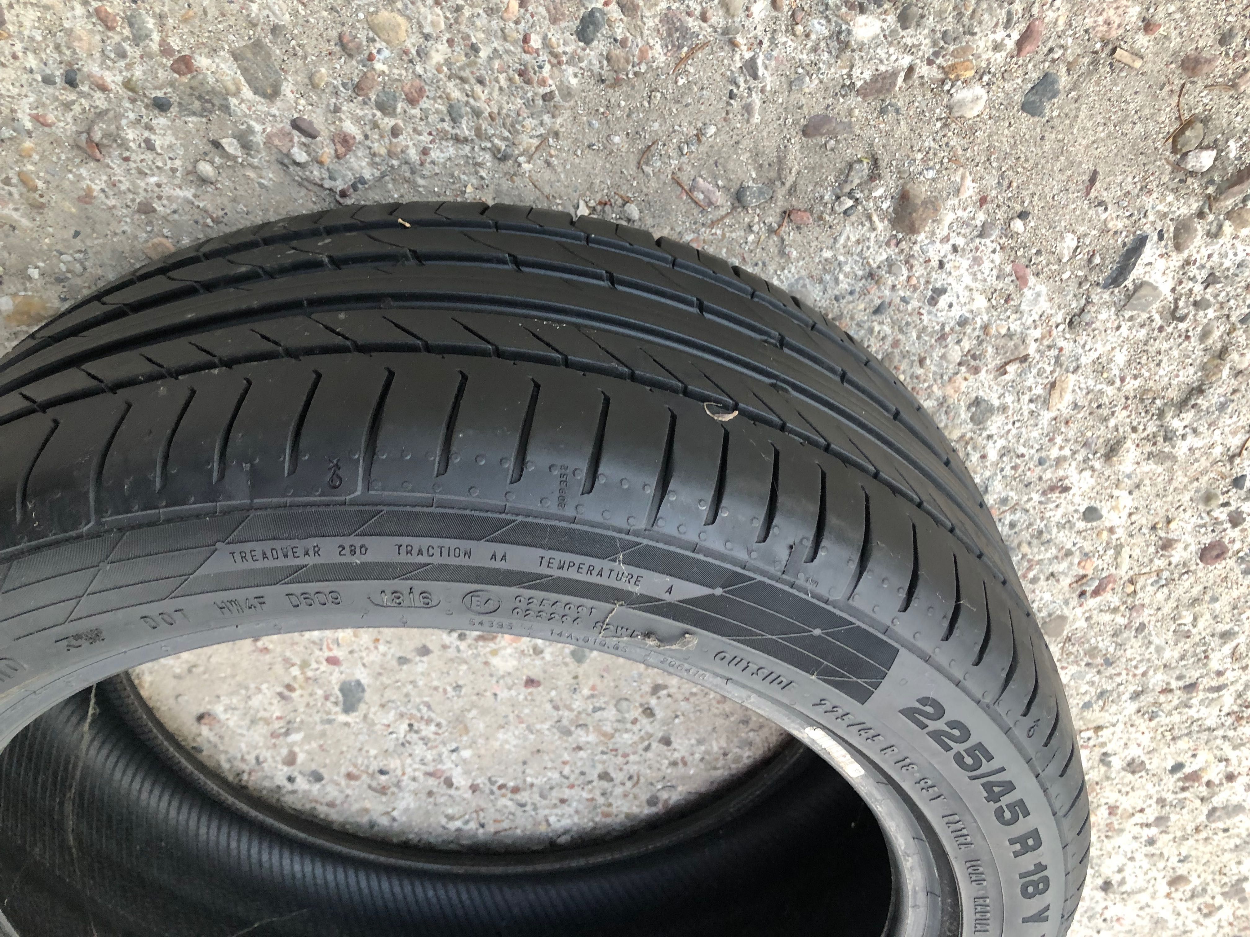 Opony letnie 225/45 r18