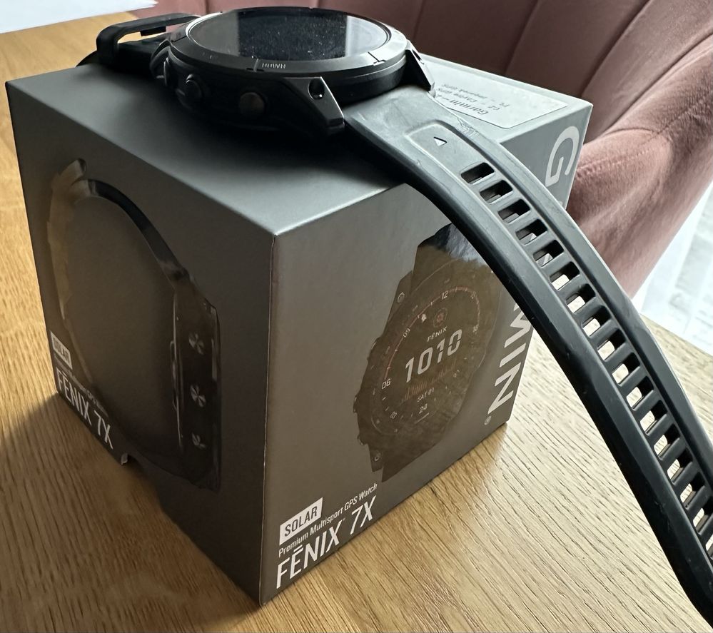 Garmin Fenix 7X Sapphire Solar stan bdb