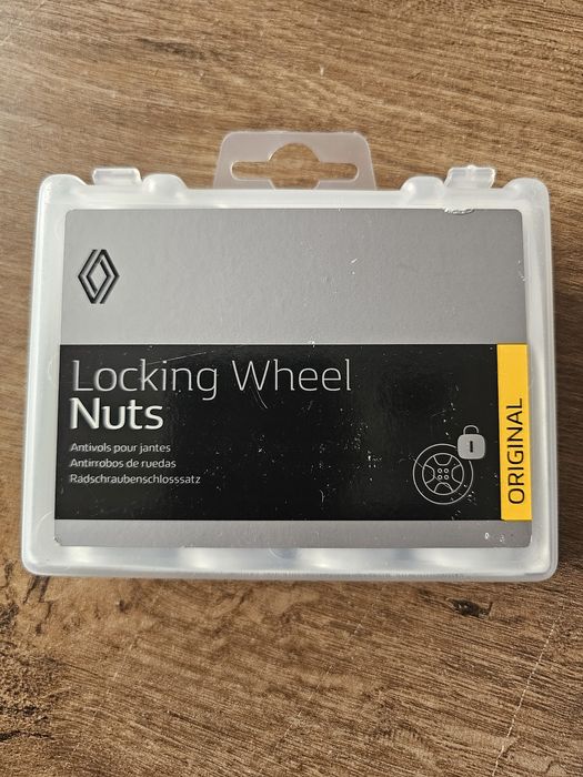 Antykradzieżowe śruby do felg - czarne RENAULT