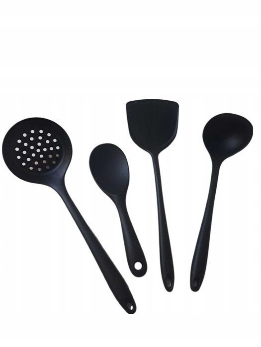4x łopatki kuchenne akcesoria silikonowe łopatki łyżki kuchenne