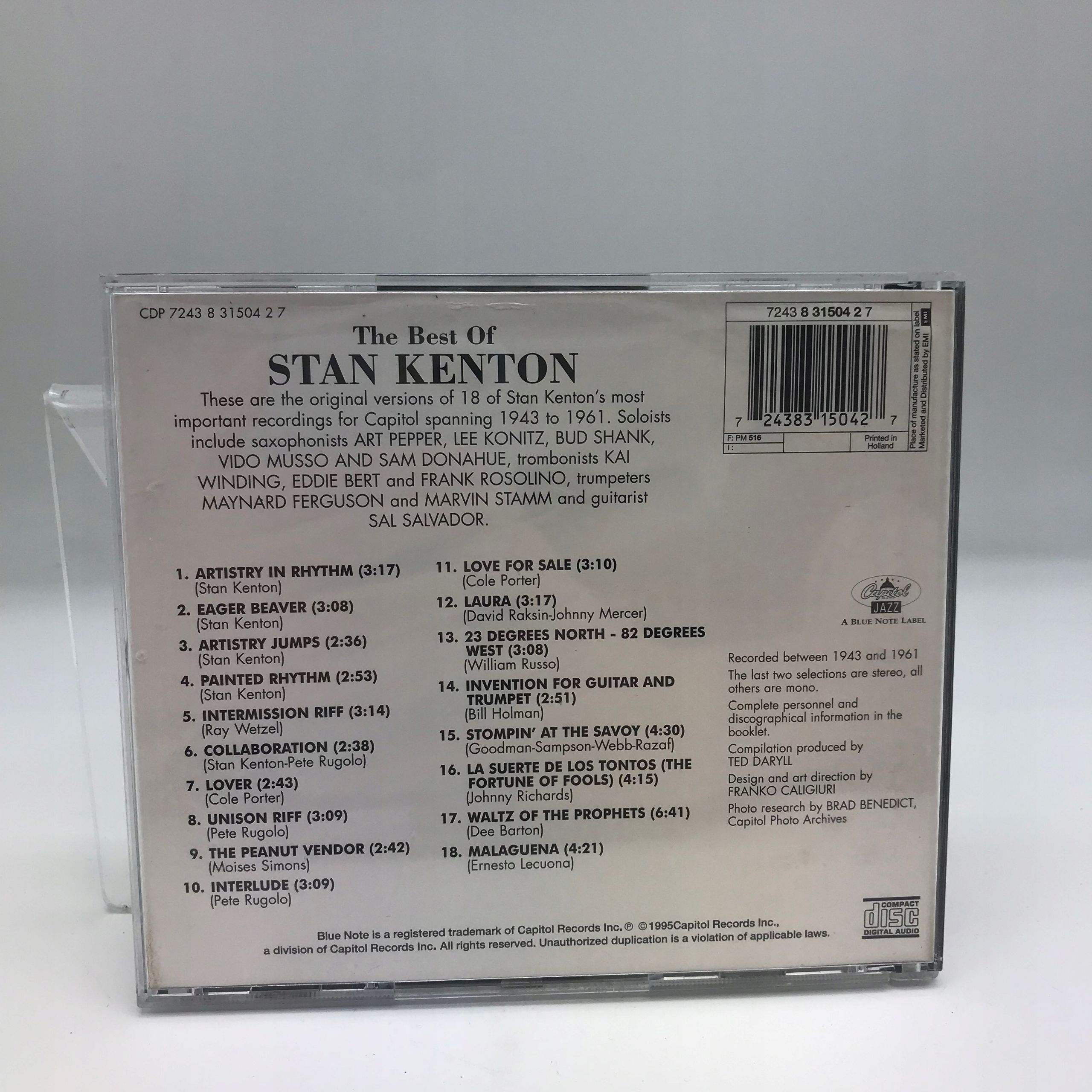 Cd - Stan Kenton - The Best Of