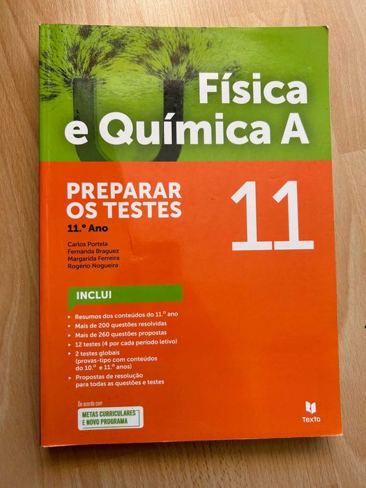 Livro Preparar os Testes Física e Química- 11ºAno
