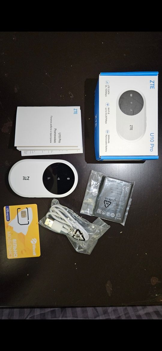 Модем 4G ZTE + безлімітний інтернет