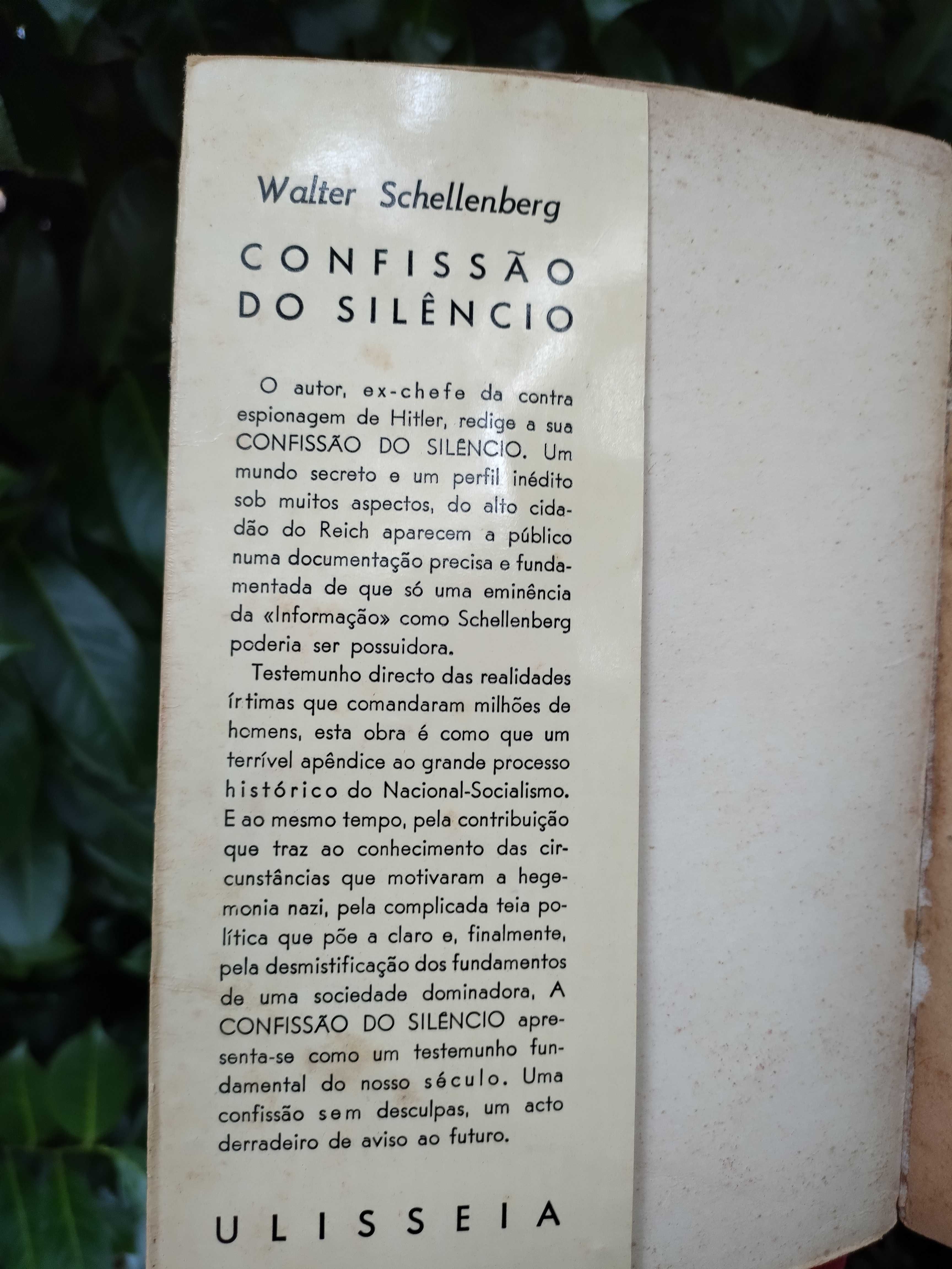 A confissão do silêncio (Walter Schellenberg) | [RARO; Hitler]