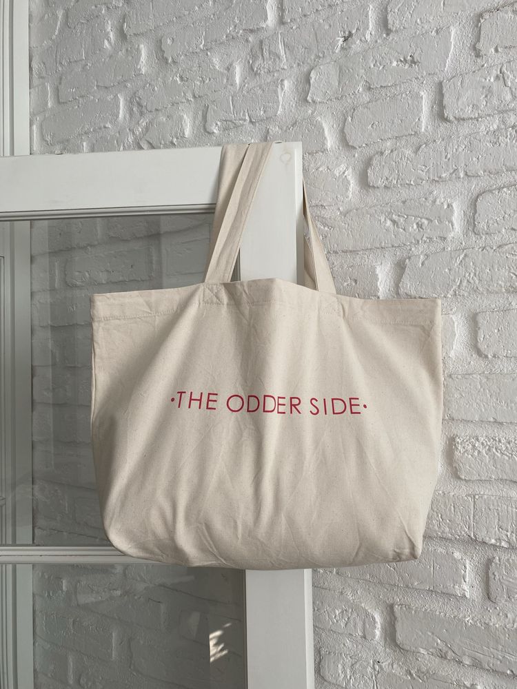 The Odder Side duża bawełniana torba shopper plażowa