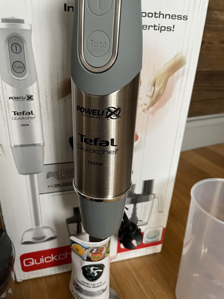 Potezny zestaw Tefal blender Quickchef 1000w okazja