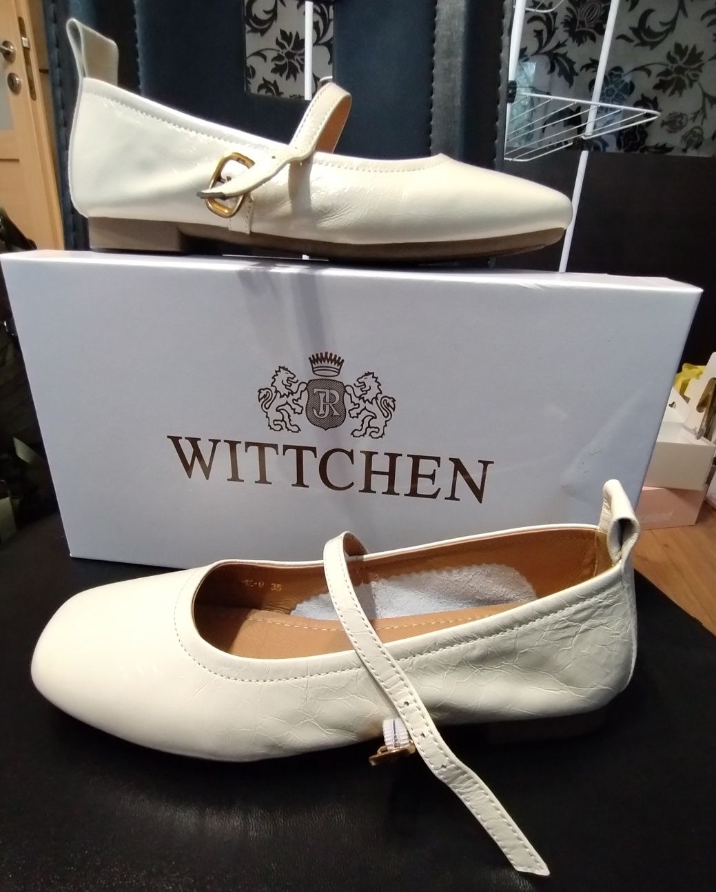 Buty skórzane Wittchen ślubne skórzane naturalne 35 23cm