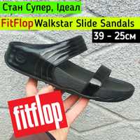 25 см. FitFlop Walkstar Slide босоніжки-шльопки на платформі