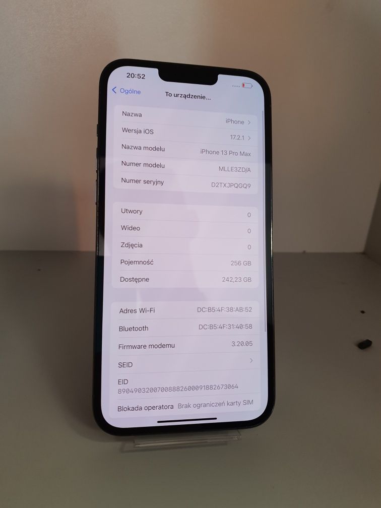 Iphone 13 pro max 256GB