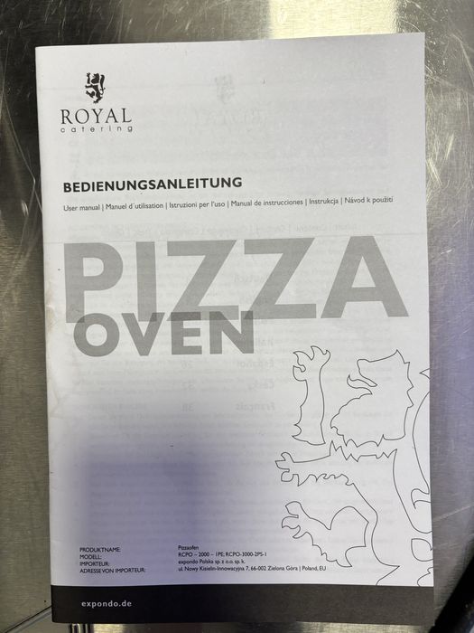 Piec do pizzy Royal Catering