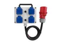 Rozdzielnica, skrzynka elektryczna przenośna, gniazda 4x16A 230V
